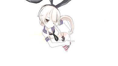 Masturbating with Marine Dreams in MMD - Kososome Shimakaze R18 Hentai Video