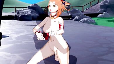 Watch the XXX parody of Genshin Impact, where Yoimiya is being used as a weapon to satisfy every mans fantasy!