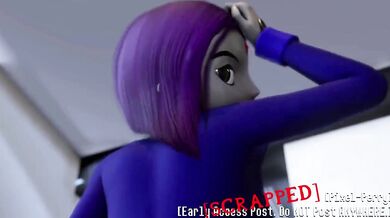 Pixelated Rump Shaking: Raven Perry Twerks for Your Pleasure