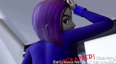 Pixelated Rump Shaking: Raven Perry Twerks for Your Pleasure