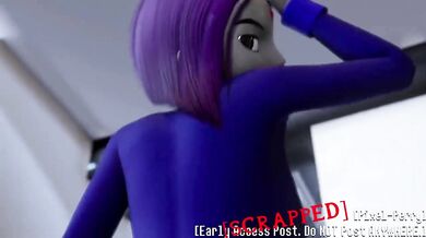 Pixelated Rump Shaking: Raven Perry Twerks for Your Pleasure