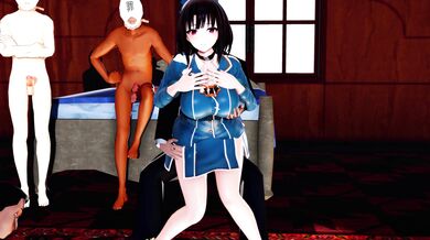 Watch this hot hentai anime video where a sexy wolf girl from Kaohsiung, Taiwan wears a new uniform and gets naughty with her best friend