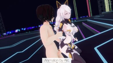 Watch as Kiana takes on her sexy cat-like persona to pleasure herself in the bedroom with some naughty actions!