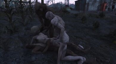 After finding their sister naked and tied up in the basement, two hungry brothers decide to have some fun with her!