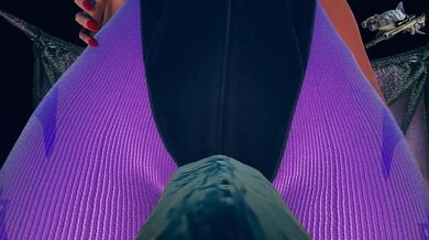 Watch as this sexy succubus Morrigan seduces her victim while he sleeps and makes him feel so good, even though it will ultimately lead to his demise