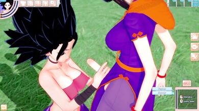 Mighty Caulifla and Her Futa Furry Take on the Sexy Chi-Chi!