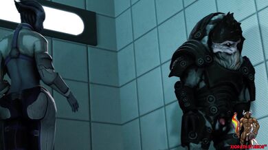 Watch how an Asari teaches a Krogan the ins and outs of Xenobiology in this hot and steamy scene!
