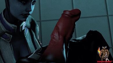 Watch how an Asari teaches a Krogan the ins and outs of Xenobiology in this hot and steamy scene!