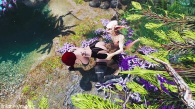 Snowy Day Double Penetration with Santa and Elf