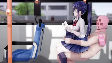 Tranny Lover Max Gets Rough Bus Ride with Dick