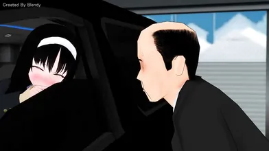 Crazy Cocksucking Ride in the Backseat - Part 2 (Blendy)
