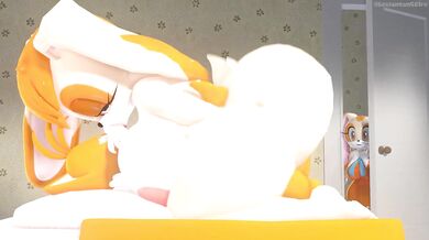 Tails and Vanilla have a wild wedding night with their friends while getting down and dirty in the bedroom [Leviantan581re]