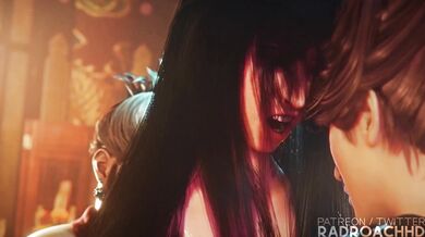 Final Fantasy: Tifa Gets Double Penetrated in Radical Resolution [4K]
