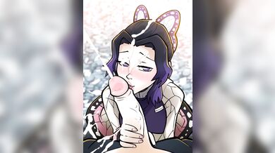 Groping and Fucking with IlluxxxTranny Kochou and Shinobus Cream!