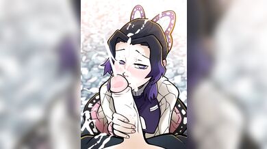 Groping and Fucking with IlluxxxTranny Kochou and Shinobus Cream!