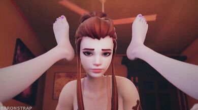 Brigitte Still Loves Feet - Baron Strap (Note: Baron Strap is a type of footwear)