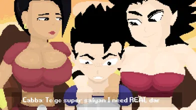 Goku and Caulifla: The Super Saiyan Sex Gods!