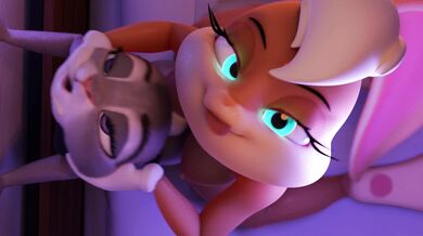 Lola and Judy against the Wall [Wigfitter]