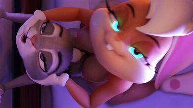 Lola and Judy against the Wall [Wigfitter]