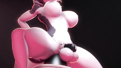 Trapped in her own desire, Loona is taken by the massive 3D anal dildo of Scarlena Her screams echo in this cage as she explodes with pleasure