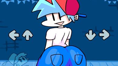 Busty Femboyfriend Fucks Big Daddy in Their Hentai Threesome