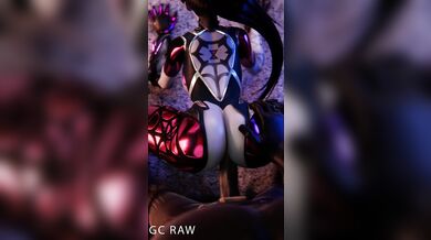 Watch the intense and steamy anal sex scene between Widowmaker and her lover on the rooftop of a skyscraper