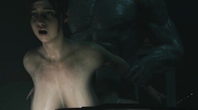 Watch as Claire rides in a jeep with Mr X and enjoys a wild adventure full of bumps, thrills, and pleasure