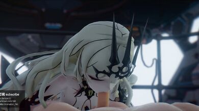 Bending Over backwards for your pleasure, the Mobius Strip sucks and fucks your cock in an AKTion packed adventure!