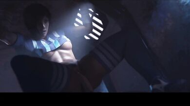 Watch Ana Bray work out with her athletic body in this hentai porn video!