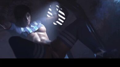 Watch Ana Bray work out with her athletic body in this hentai porn video!