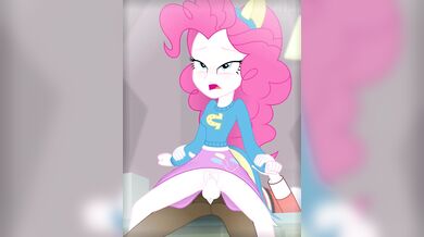 Sexy Cheerleader Pinkie Rides a Stiff Hard Dick for an Orgy of Pleasure!