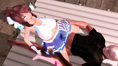 Watch as Nekoko and Shiori-chan compete in a gymnastic championship while wearing provocative alternate clothing!