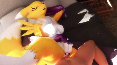 Watch Renamon get trained by her Furry Romantic lover in this 4K and 60 frames per second porn video
