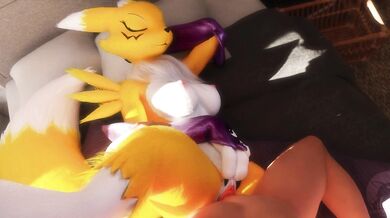 Watch Renamon get trained by her Furry Romantic lover in this 4K and 60 frames per second porn video