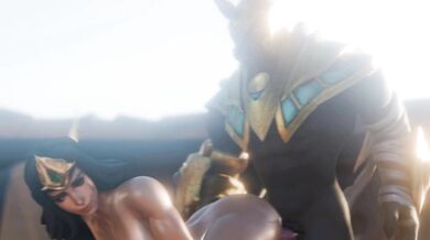 Watch as Sivir unexpectedly meets Nasus in an erotic encounter that will leave you breathless!