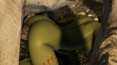 The Elven Maiden and the Giant Stallions of Skyrim