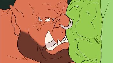 Zoroj, the Warchief, gets punished by a sexy orc who takes advantage of her authority to fulfill her perverted desires