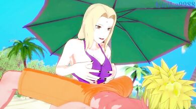 The Legendary Hokage and the Nine-Tailed Foxs Heated Love Making on the Shoreline