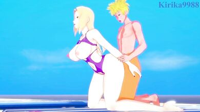 The Legendary Hokage and the Nine-Tailed Foxs Heated Love Making on the Shoreline
