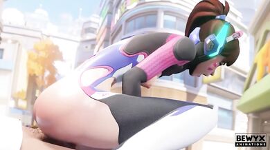 Overwatchs DVa Serves Up Some Steamy Fan Service in this Hentai Anime!