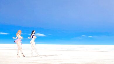 One Piece - Milf and Teen Mom Do XXX in the Waves (MILFMMD)