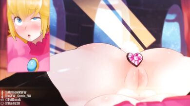 Bowsette and Princess Peach in an Intense Futadom, Futa Female Porn Video!