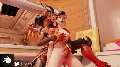 Pounding The Virgin Teens Anal Cavity, Marcy Gets Abu*sed By D Va