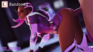 Sombra and her furry stiletto heels (Overwatch)