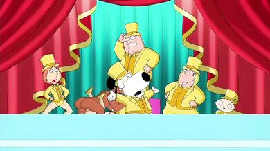 Big Brother House - Peter Griffin gets kinky with Meg Griffin in front of the whole family!