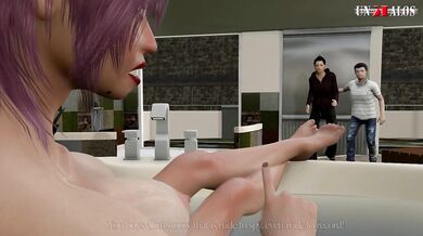 A horny young man moves into a new apartment, but his sexy neighbor catches him off guard with her seductive ways