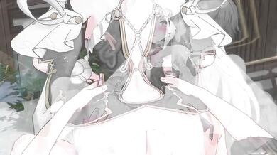 Hentai Honkai: Fu Xuans Star Rail Footjob and Sex Creampie with a Small-Titted Chinese Girl in 3D