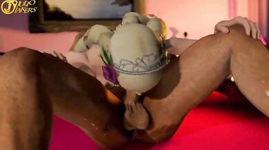 Watch Lili de Rochefort in Tekken as she deepthroats JJ from JSFM in this hentai porn video