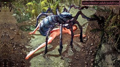 The sexy adventures of Aerith and the Arachnid: Oviposition