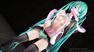 Watch the ultimate hentai dream come true as Fuka, Miku and their tentacles squirt!